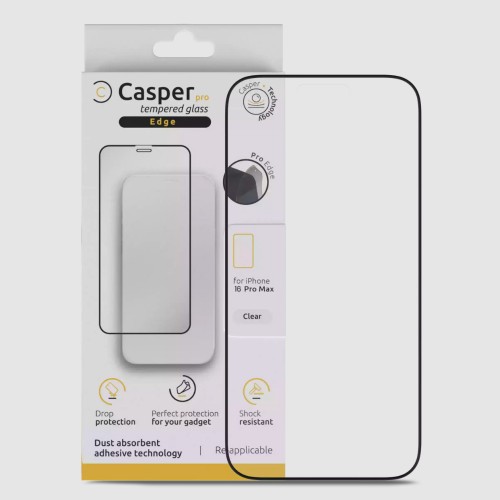 Apsauginis stiklas "Casper Pro" Apple iPhone 13 Pro Max / 14 Plus (Nesulūžtantys kraštai) (Blister)
