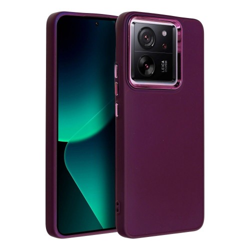 Dėklas "Frame" Xiaomi Redmi Note 13 5G / Redmi Note 14S violetinis