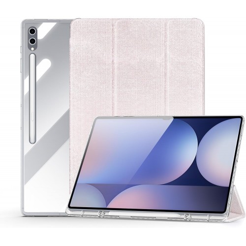 Dėklas Dux Ducis "Unid" skirtas Apple iPad Air 13 (2025) / Air 13 (2024) / iPad Pro 12.9 (2018 / 2020 / 2021 / 2022) rožinis