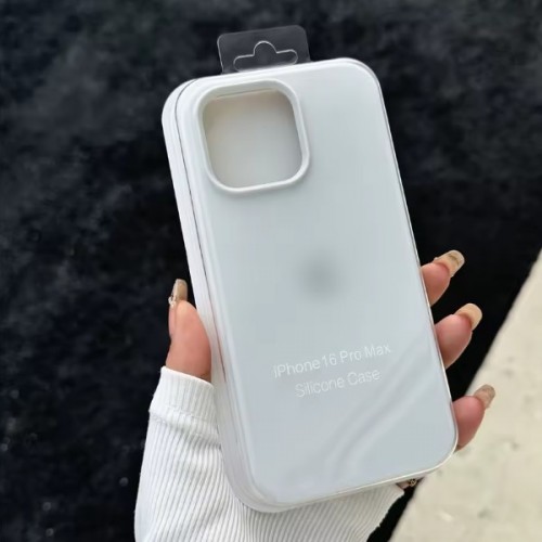 Dėklas "Silicone Plastic Pack" skirtas Apple iPhone 12 Pro Max baltas (su įpakavimu)