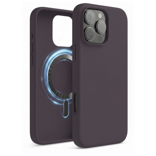 Dėklas "TM MagSafe Silicone" iPhone 14 Pro / Šeivamedžio /