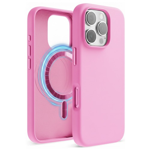 Dėklas "TM MagSafe Silicone" iPhone 16 Pro Max / Bijūnų /