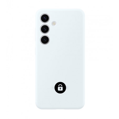 Dėklas "Silicone Cover" skirtas Samsung A135 A13 4G / A137 A13 4G / White / su įpakavimu