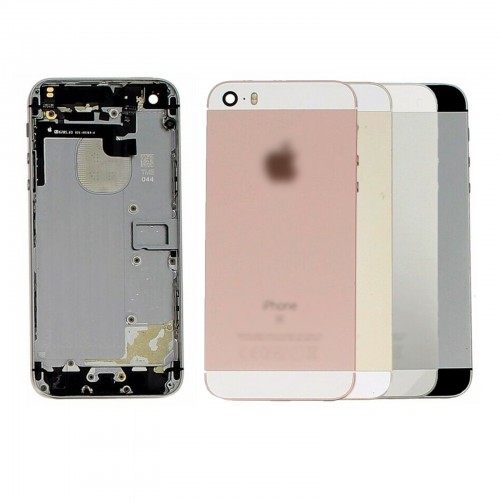 Galinis dangtelis skirtas iPhone SE juodas HQ