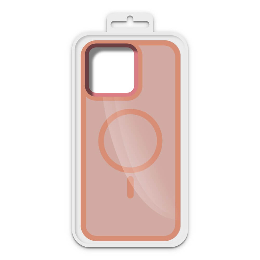 Dėklas MAT MAGSAFE APPLE IPHONE 13 PRO rožinis BOX