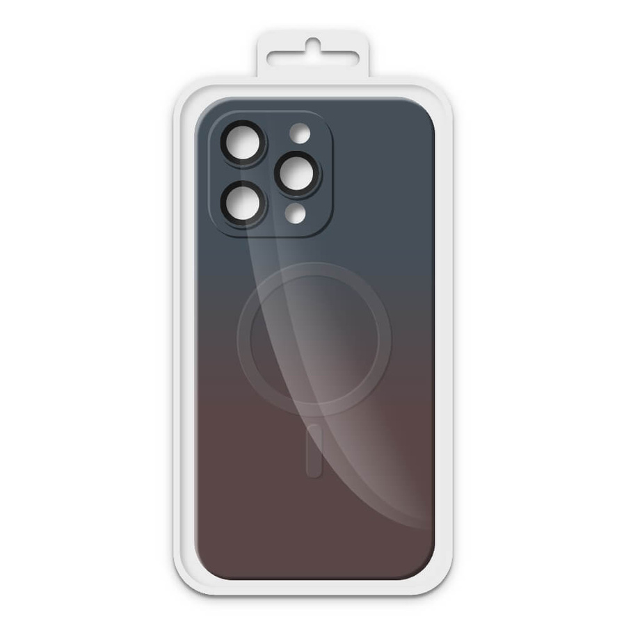 Dėklas RAINBOW MAGSAFE APPLE IPHONE 13 PRO tamsiai mėlynas BOX