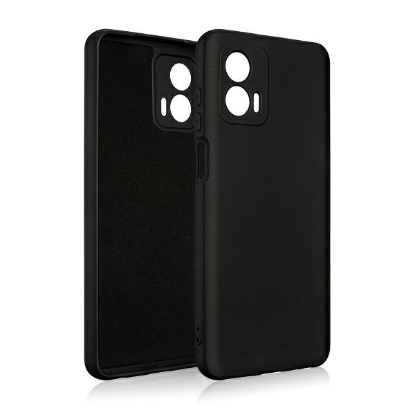 Beline Dėklas Silicone Motorola MOTO G73 juodas
