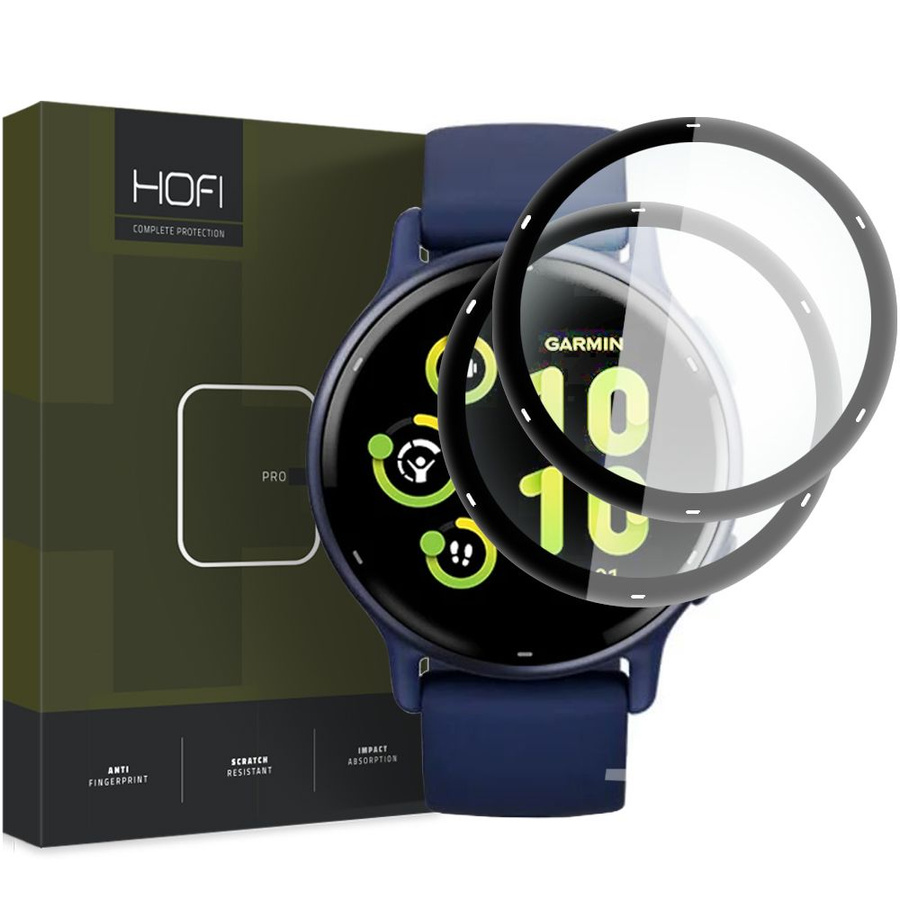 HIBRIDINIS STIKLAS HOFI HYBRID PRO+ 2-PACK GARMIN VIVOACTIVE 5 JUODAS