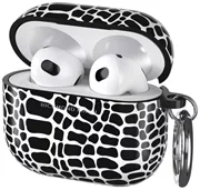 Richmond & Finch Airpod Pro Dėklas, AirPods Gen. 3 dėklas, Juodas Croc