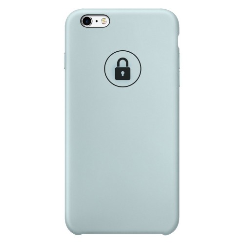 Dėklas "Silicone Case" skirtas iPhone 6 Plus (iPhone 6S Plus) / Turqouise / su įpakavimu