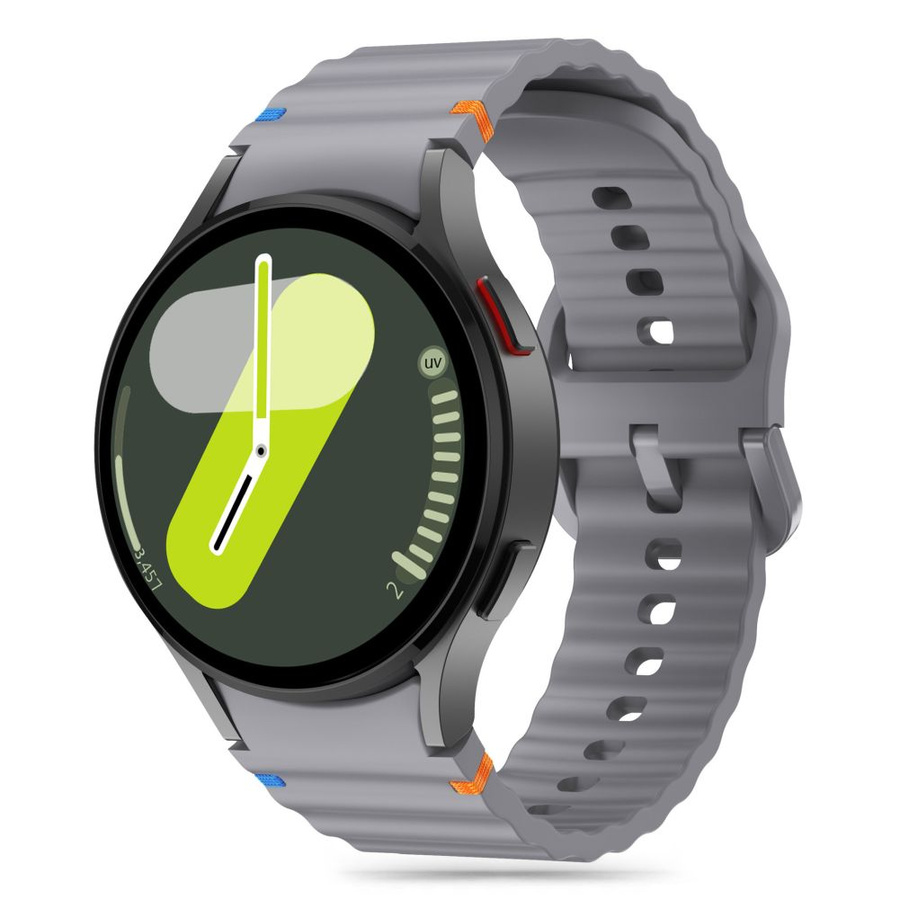 TECH-PROTECT SILICONE SPORT SAMSUNG GALAXY WATCH 4 / 5 / 5 PRO / 6 / 7 / FE PIEŠTUKŲ PILKAS