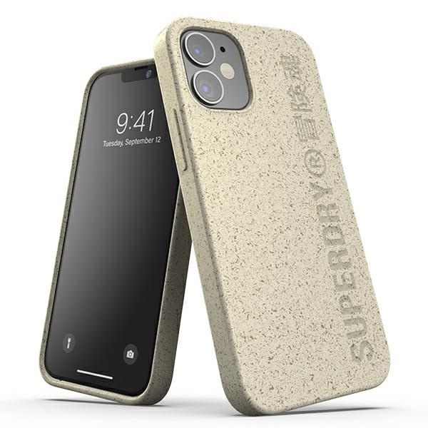 SuperDry Snap iPhone 12 mini Compostable Case smėlio 42623