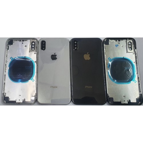 Galinis dangtelis skirtas iPhone X su visu korpusu / White / OEM