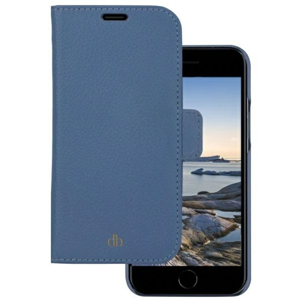 Dėklas dbramante 1928 New York 2w1 Wallet iPhone 7/8/SE 2020/SE 2022 tamsiai mėlynas
