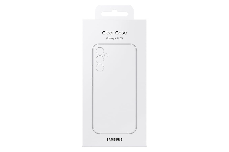 Dėklas EF-QA346CTE Samsung Clear Cover Galaxy A346 A34 5G Transparent