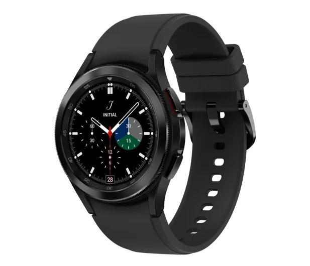 [OUTLET] Samsung Galaxy Watch 4 Classic 46mm BT R890N juodas su guminiu dirželiu juodas B klasė