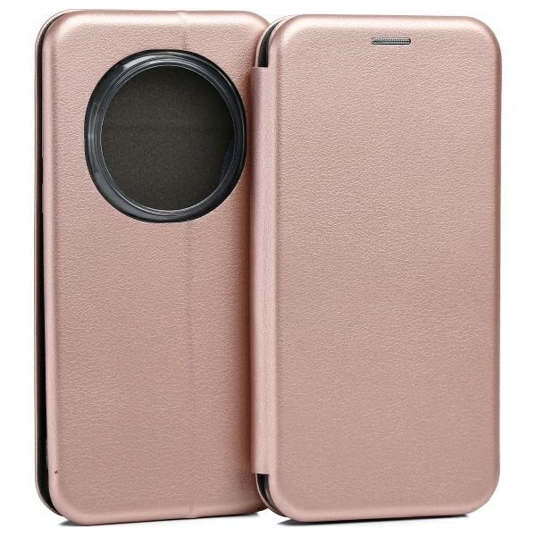 Beline Book Magnetic dėklas Honor Magic7 Pro rožinis auksinis