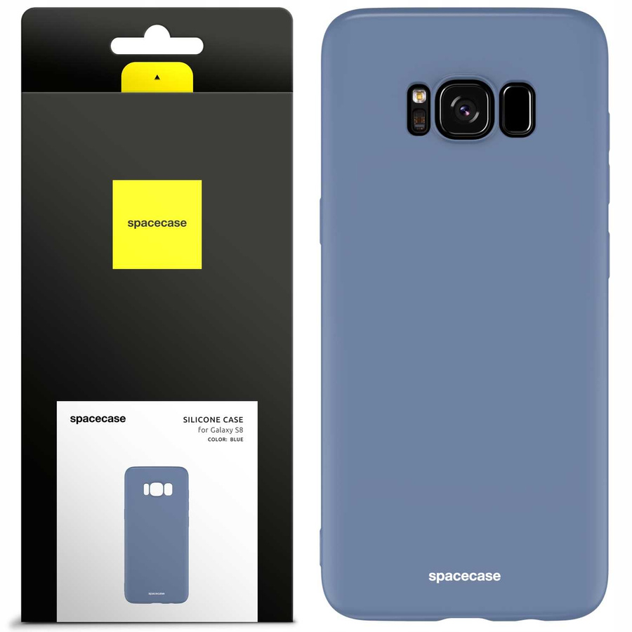 Spacecase silikoninis dėklas Galaxy S8 mėlynas