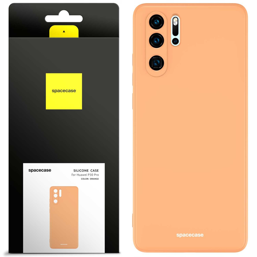 Spacecase silikoninis dėklas Huawei P30 Pro oranžinis