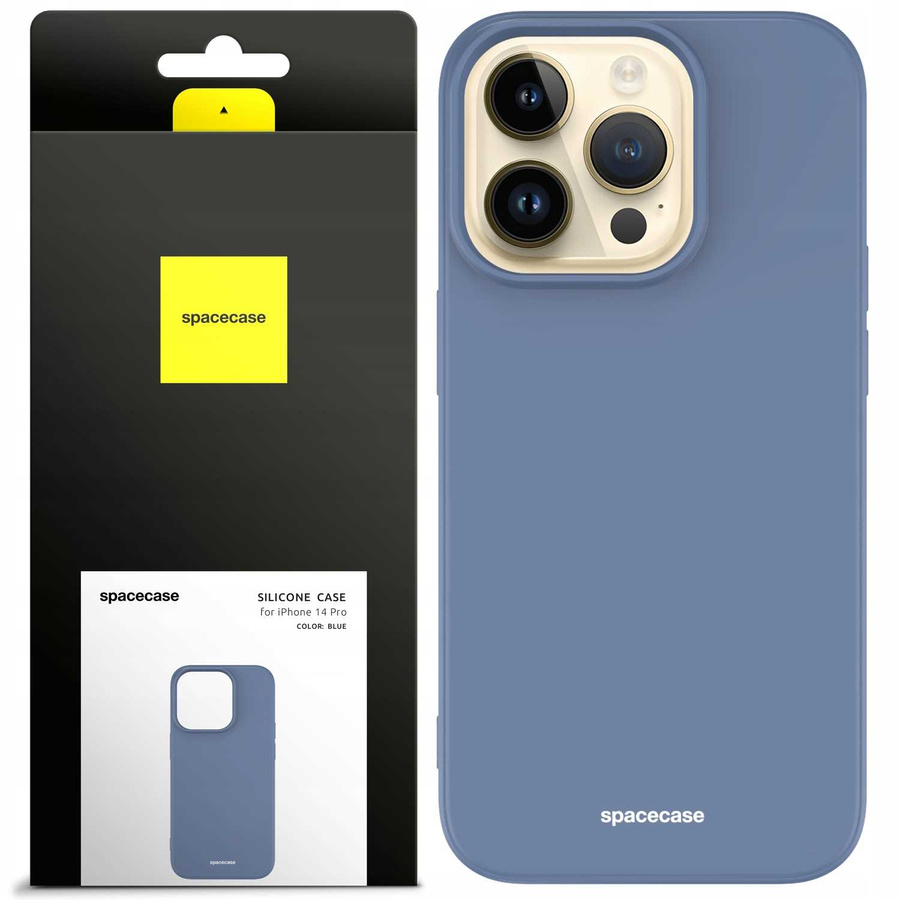 Spacecase silikoninis dėklas iPhone 14 Pro Max mėlynas