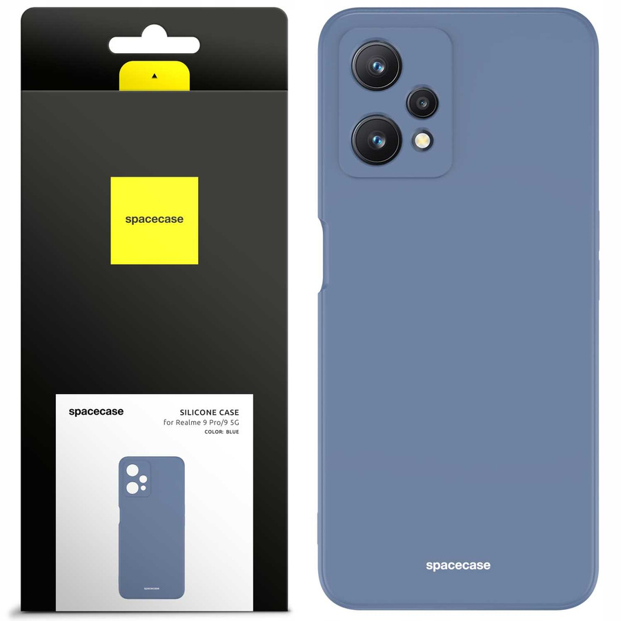 Spacecase silikoninis dėklas Realme 9 Pro/9 5G mėlynas