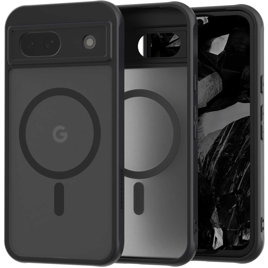Spacecase Dėklas Hybrid Mag Google Pixel 8A juodas