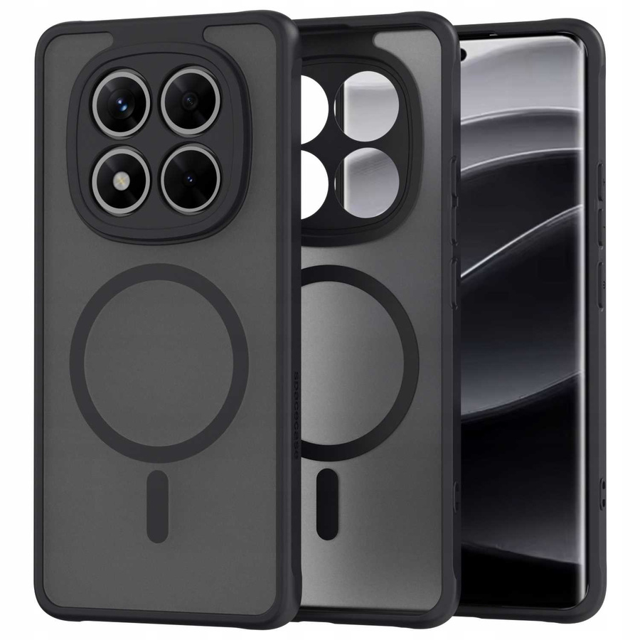 Hybrid Mag dėklas Poco X7 5G / Redmi Note 14 Pro 5G juodas