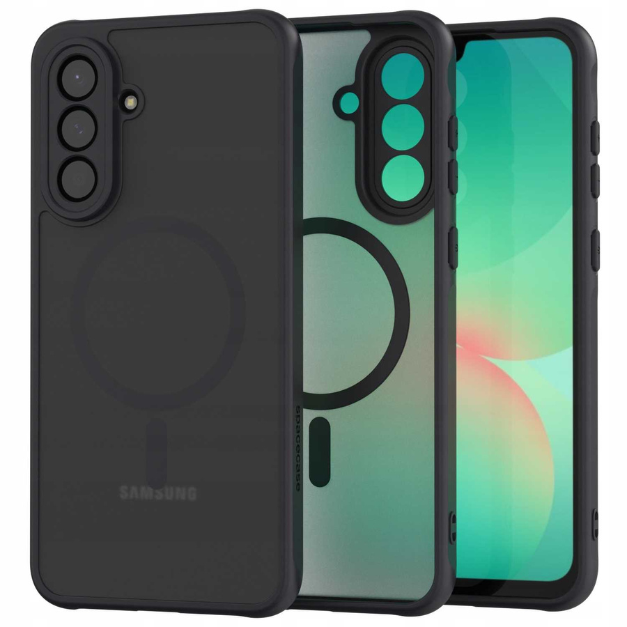 Spacecase Hybrid Mag dėklas Galaxy A26 5G juodas