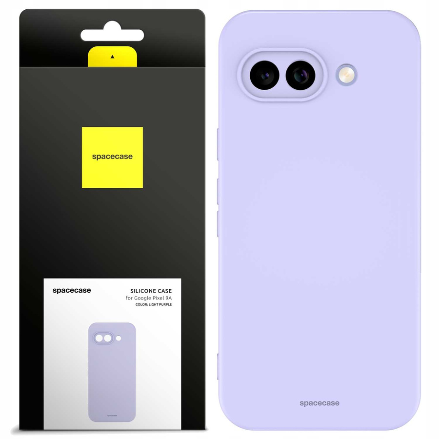 Spacecase Silikoninis dėklas 3.0 Google Pixel 9A šviesiai violetinis