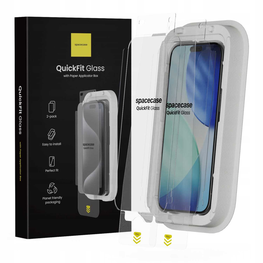 Spacecase Grūdintas stiklas QuickFit Glass iPhone 17 Air