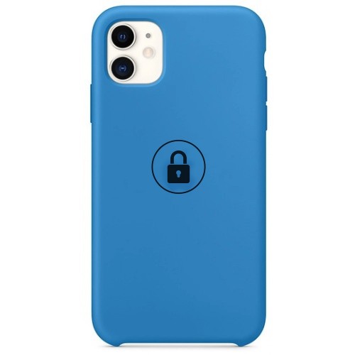 Dėklas "Silicone Case" skirtas iPhone 11 Pro Max / Surf Blue / su įpakavimu