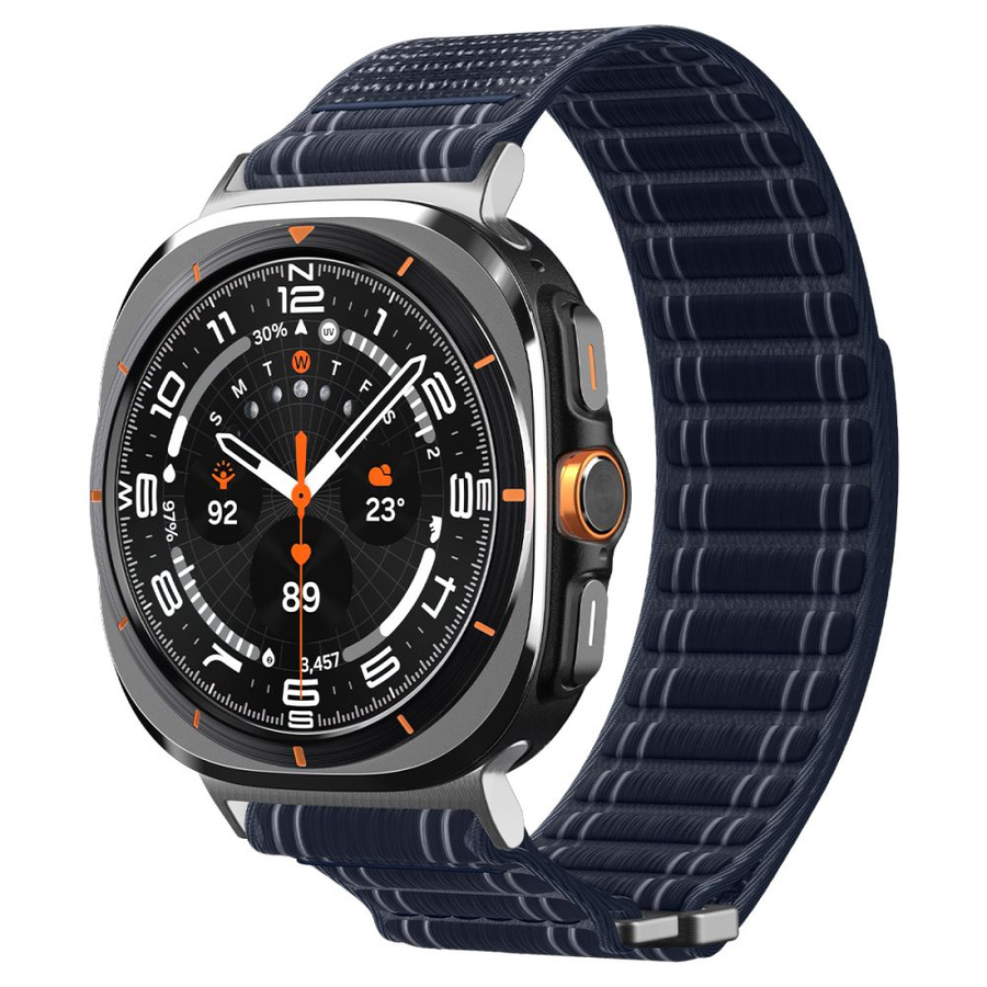 SPIGEN WBF0 dirželis SAMSUNG GALAXY WATCH ULTRA 2024 / 2025 (47 MM) tamsiai mėlynas