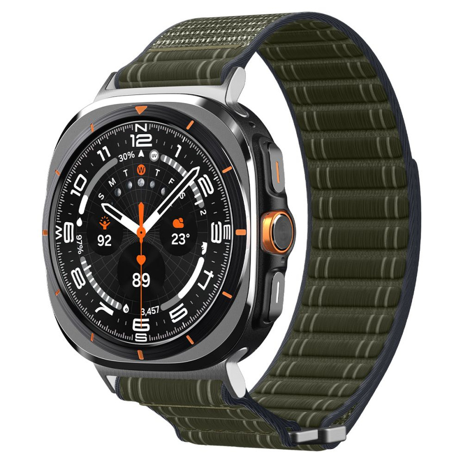 SPIGEN WBF0 dirželis SAMSUNG GALAXY WATCH ULTRA 2024 / 2025 (47 MM) žalias