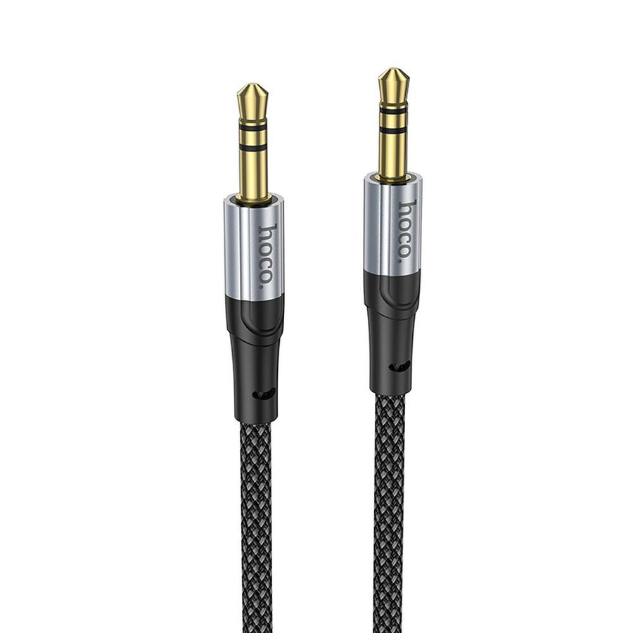 AUX laidas Jack 3,5 mm į Jack 3,5 mm Hoco 1 m UPA26 juodas