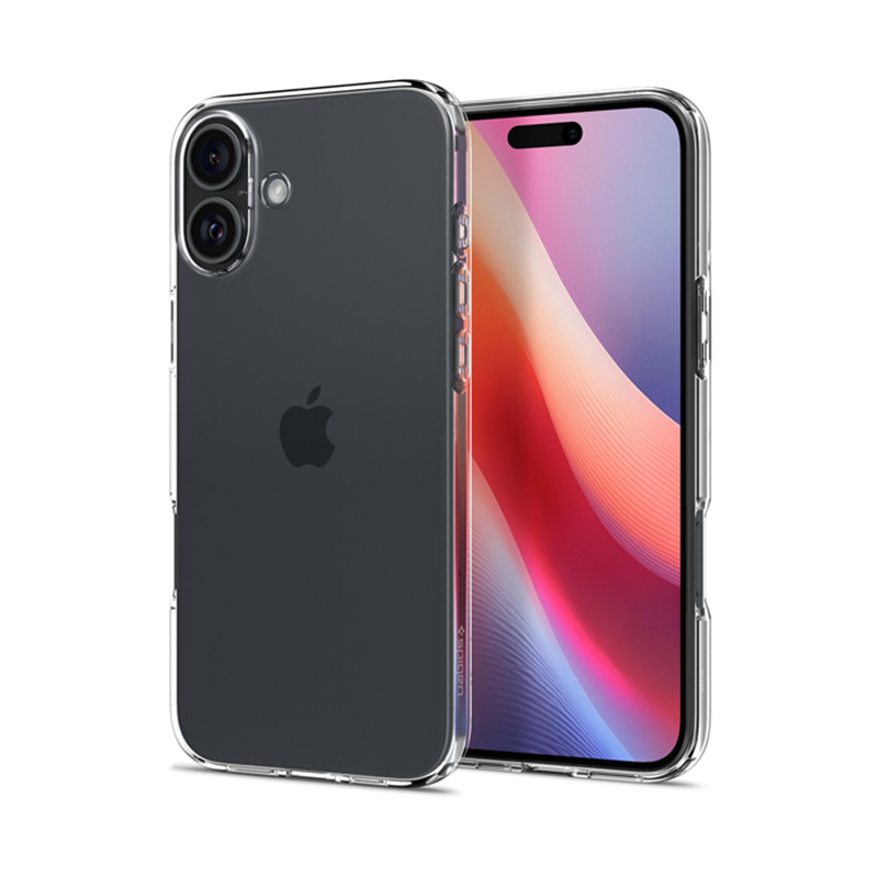 Spigen Liquid Crystal dėklas iPhone 16 Plus telefonui – skaidrus