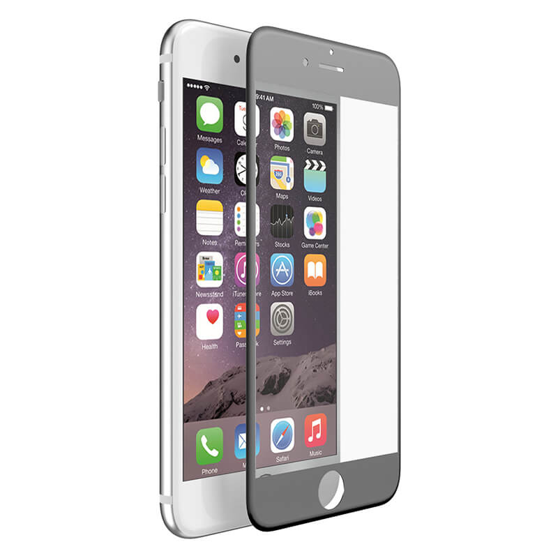 X-Doria ARC apsauga - Tempered Glass 9H ekrano apsauga iPhone 7 Plus (juodas Edge)