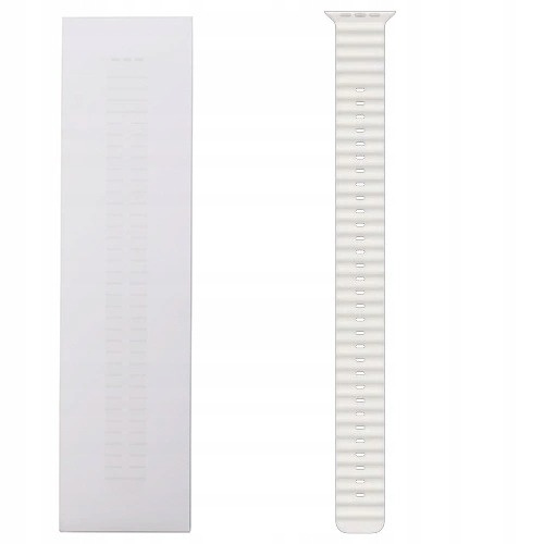 ORIGINAL APPLE WATCH OCEAN BAND PRATĘSIMAS MQEA3FE/A MQEA3ZM/A 42 44 45 49MM BALTAS