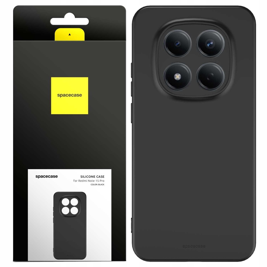 Spacecase silikoninis dėklas 3.0 RM Note 15 Pro 5G juodas