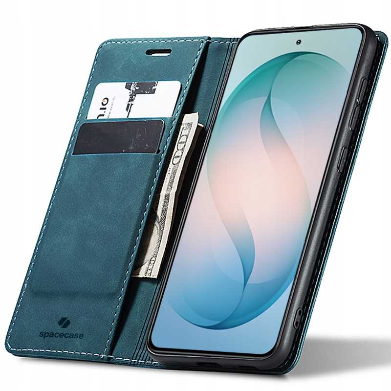 Spacecase dėklas Wallet Galaxy S26 mėlynas