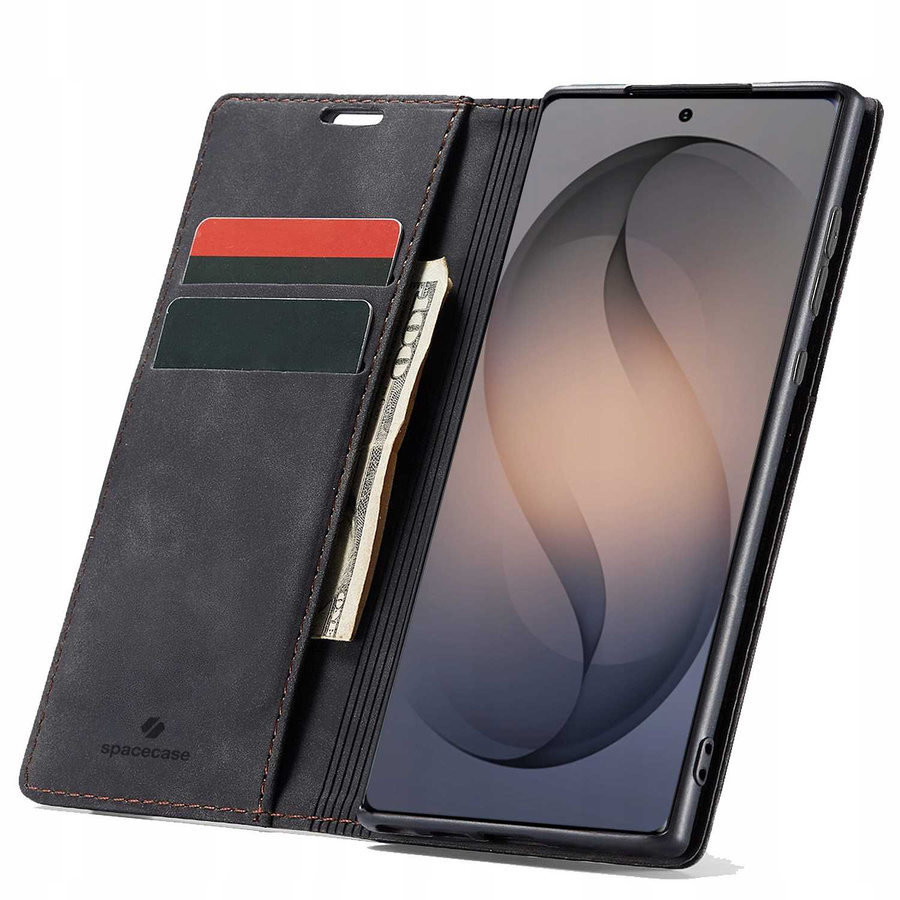 Spacecase dėklas Wallet Galaxy S26 Ultra juodas