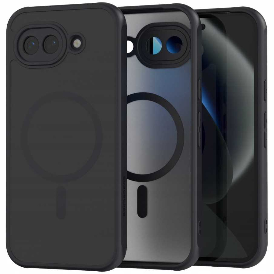 Spacecase dėklas Hybrid Mag Google Pixel 10A juodas