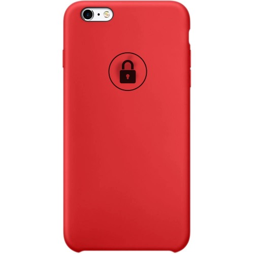 Dėklas "Silicone Case" skirtas iPhone 6 Plus (iPhone 6S Plus) / Red Product / su įpakavimu