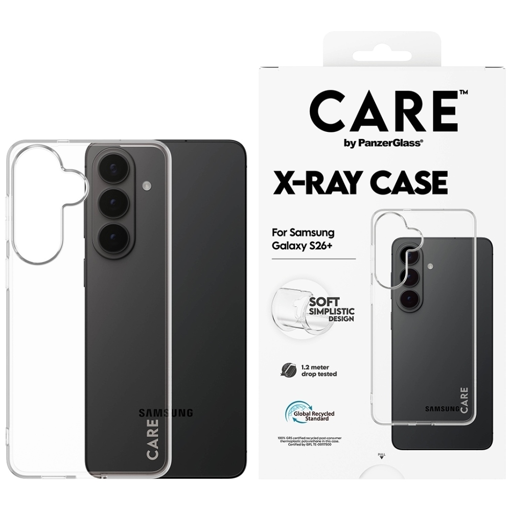 CARE by PanzerGlass X-Ray Case for Samsung Galaxy S26+ - Transparent