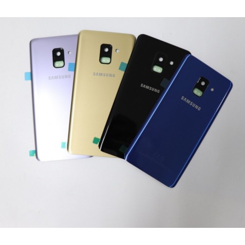 Galinis dangtelis skirtas Samsung A530 2018 A8 sidabrinis (su kameros stikliuku) HQ