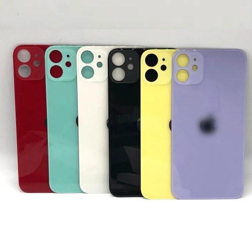 Galinis dangtelis skirtas iPhone 11 / White / (Bigger camera hole version) / OEM