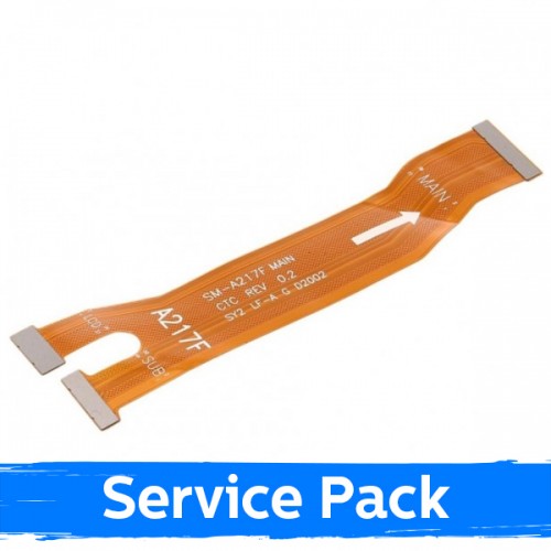 Lanksčioji jungtis skirta Samsung A217 A21s pagrindinė ekrano ir matinimo / (SUB/OCTA)-(MAIN) / (Service Pack)