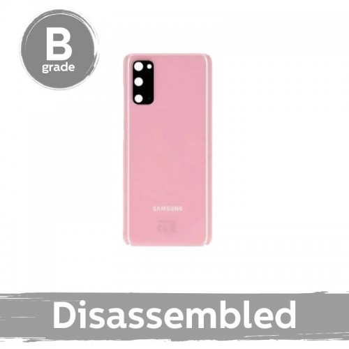 Galinis dangtelis skirtas Samsung G980 S20 / Cloud Pink / su stikliukais 100% originalus (9/10 naudotas)