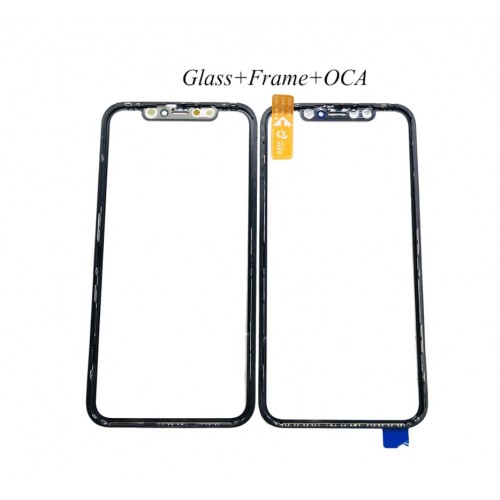 Komplektas restauravimui skirtas "Pro+" Apple iPhone XR / stiklas + OCA + Rėmelis / originalus