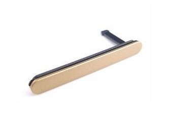 Šoninis dangtelis auksinis Sony E6603 Xperia Z5 (SIM, MicroSD) ORG