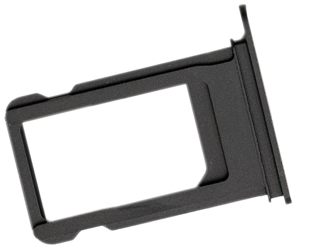 SIM kortelės laikiklis skirtas iPhone 7 Plus juodas (jet black)